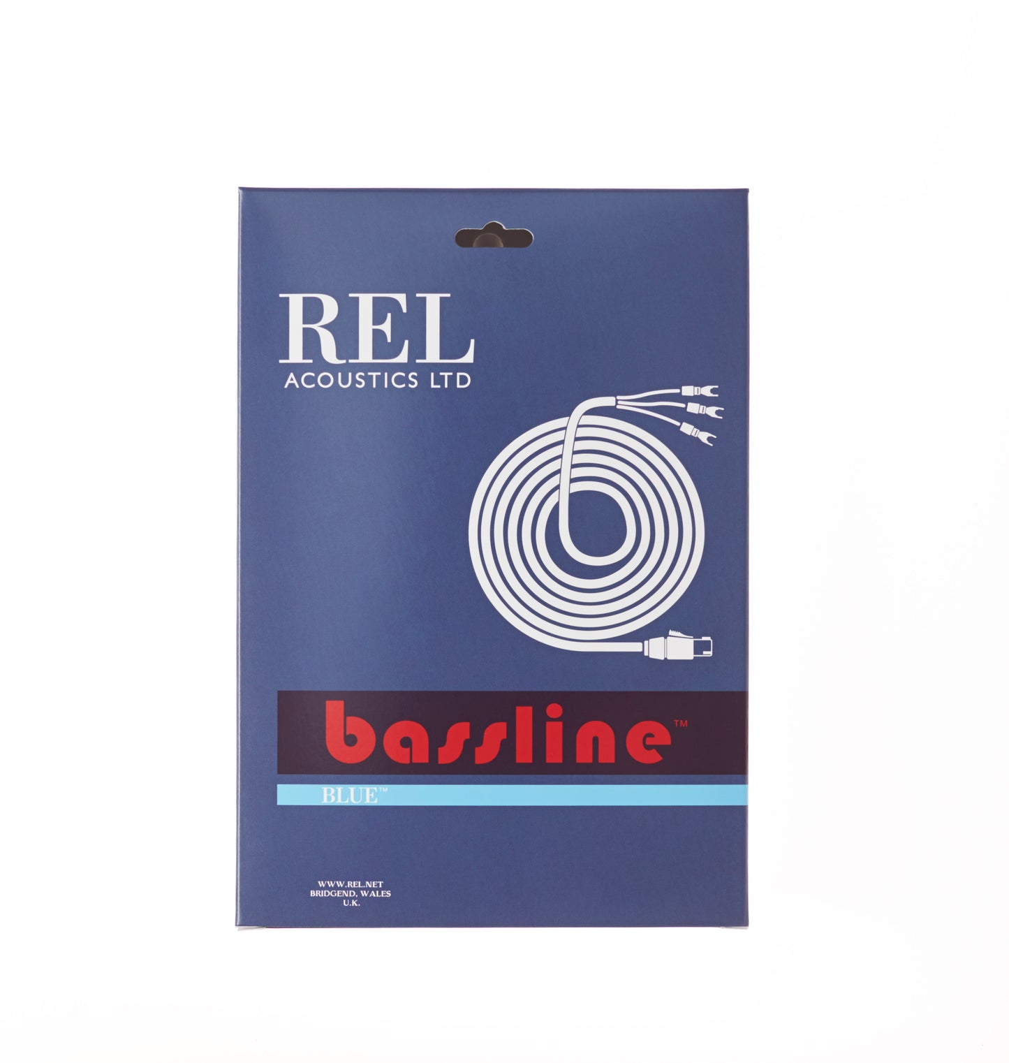 REL Bassline Blue High-Level Subwoofer Cable