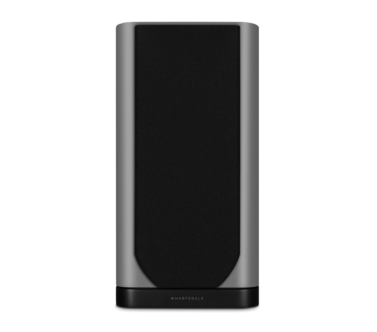 Black speaker on a white background