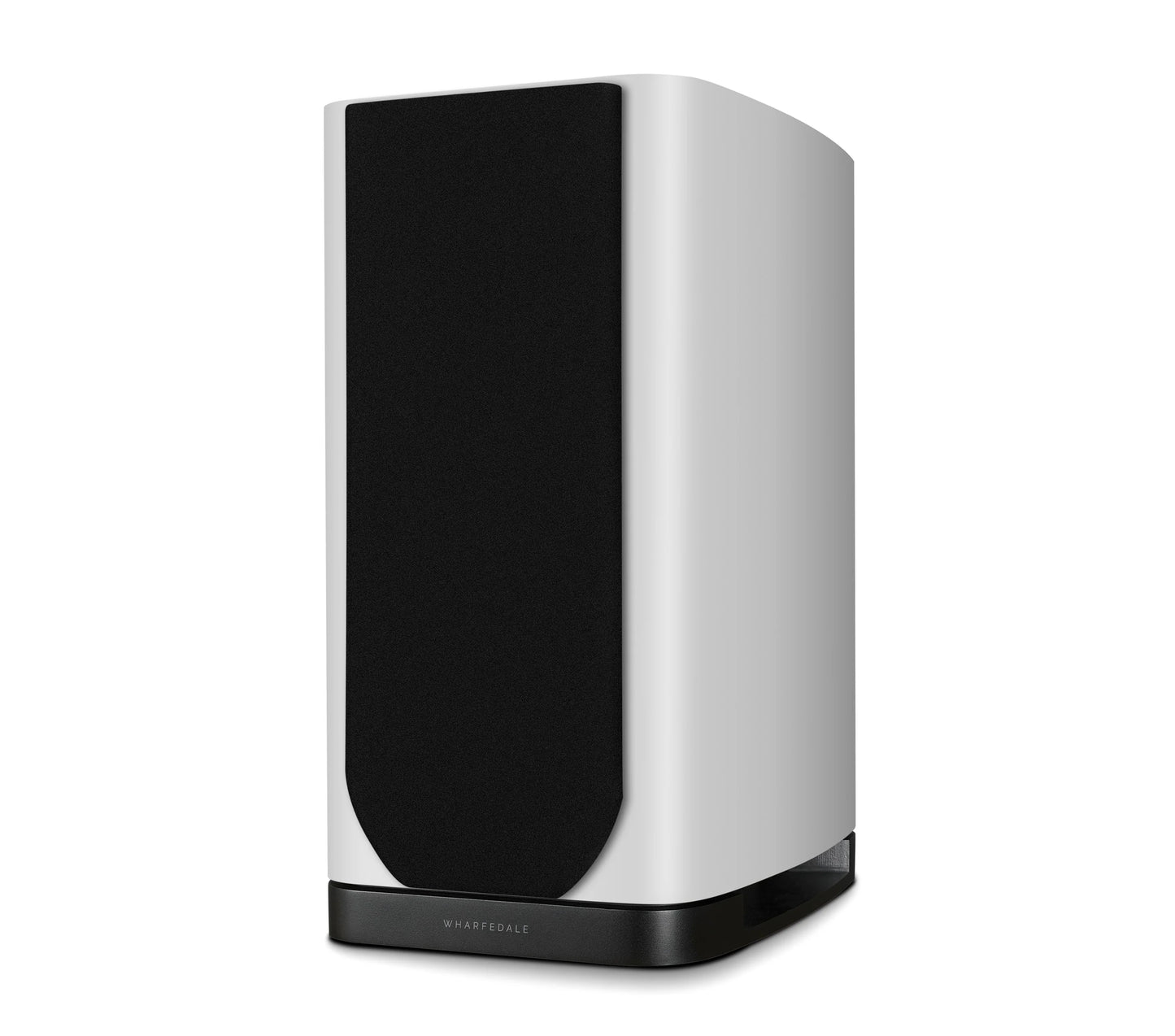 White and black speaker on a white background