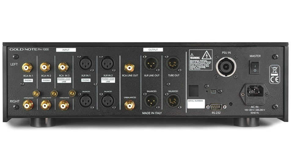 Gold Note PH1000 - Phono Stage with 3 inputs