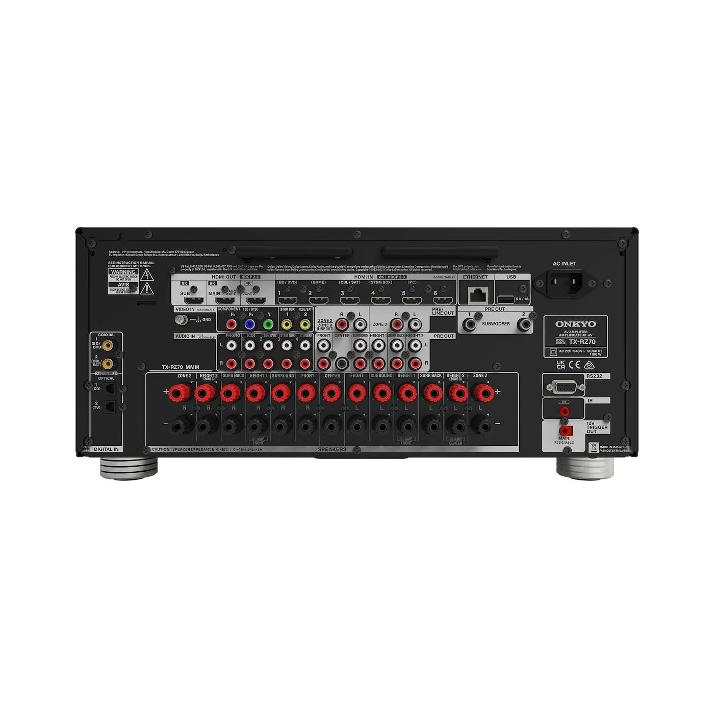 ONKYO TX-RZ70 11.2-Channel AV Receiver