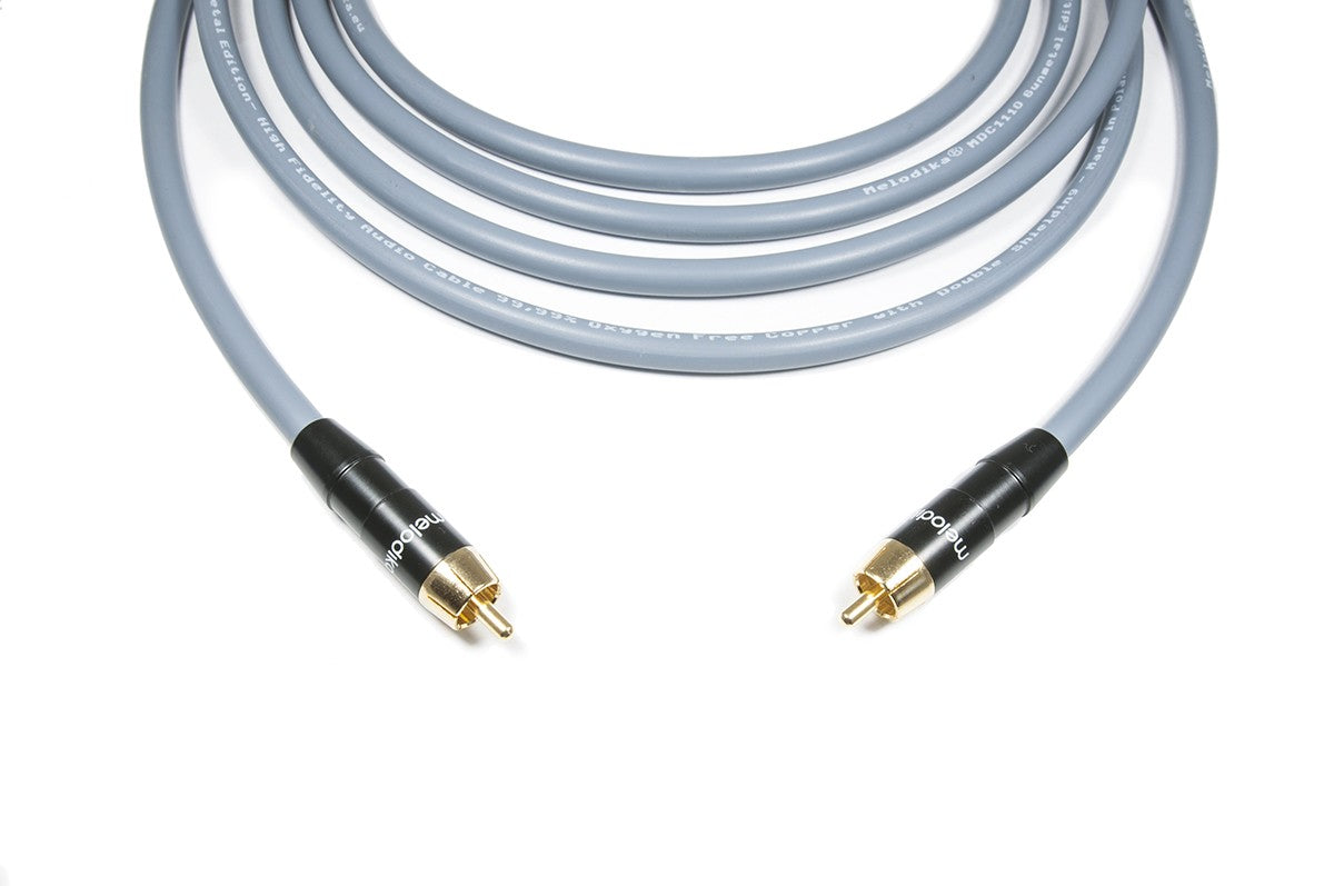 Subwoofer cable - Melodika GunMetal Edition