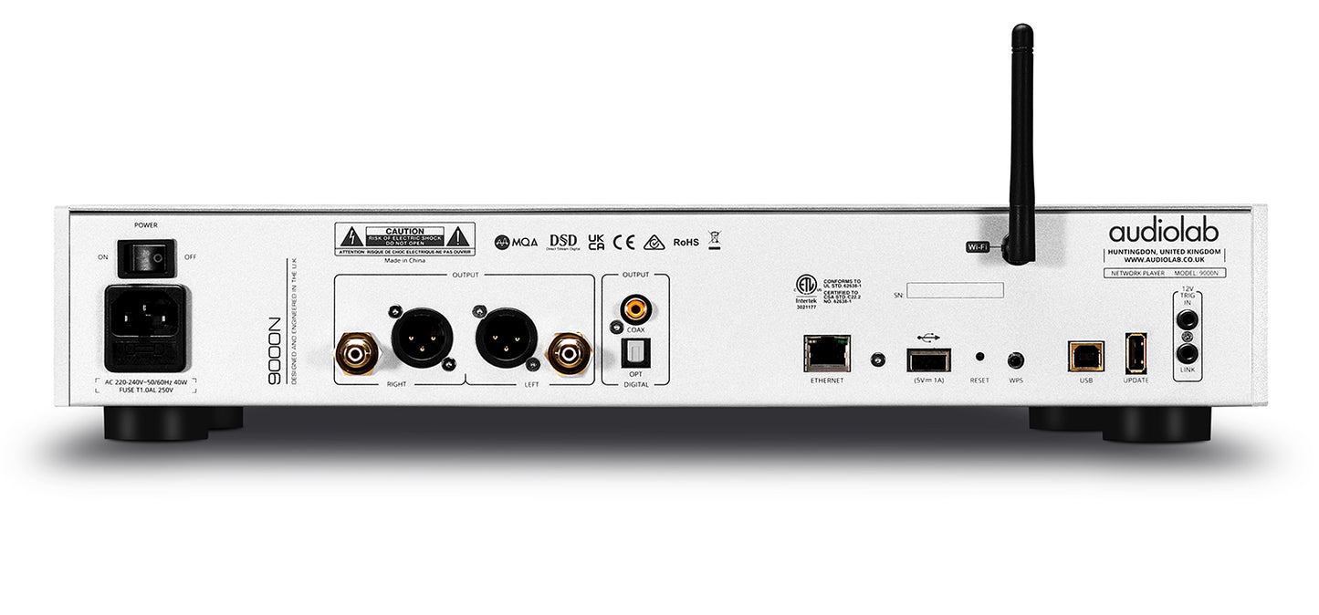 audiolab 9000N silver back