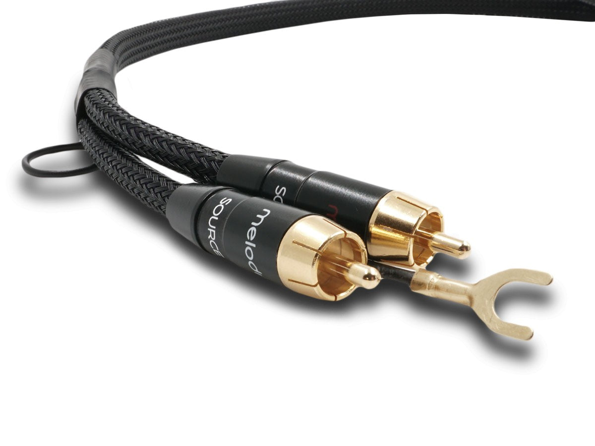 Directional Phono Cable - Melodika Black Edition