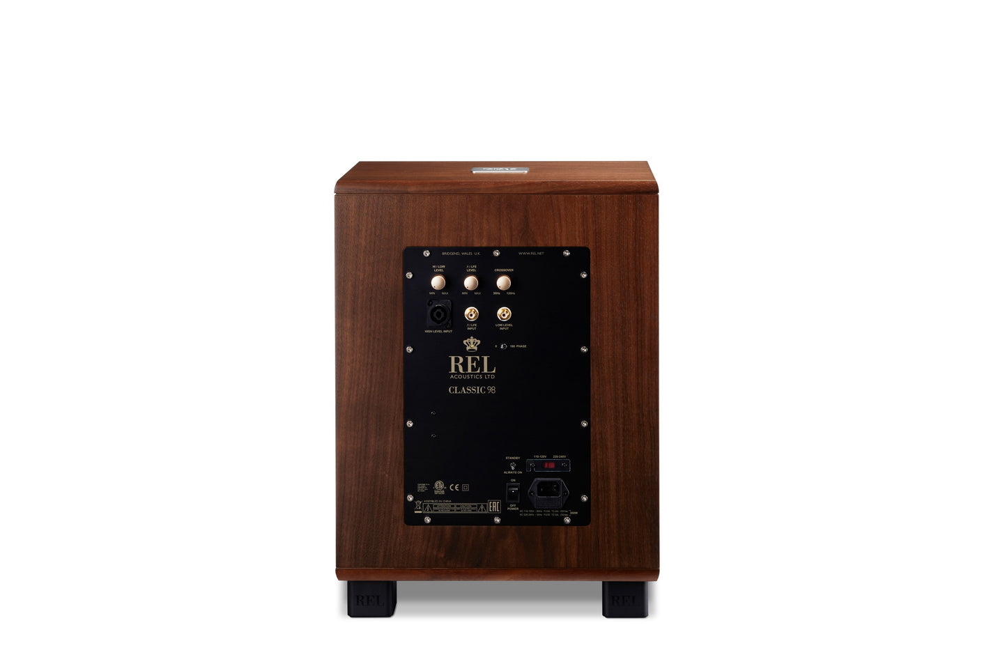 Subwoofer Actif REL Classic 98 – Basses Musicales Vintage, Performances Modernes