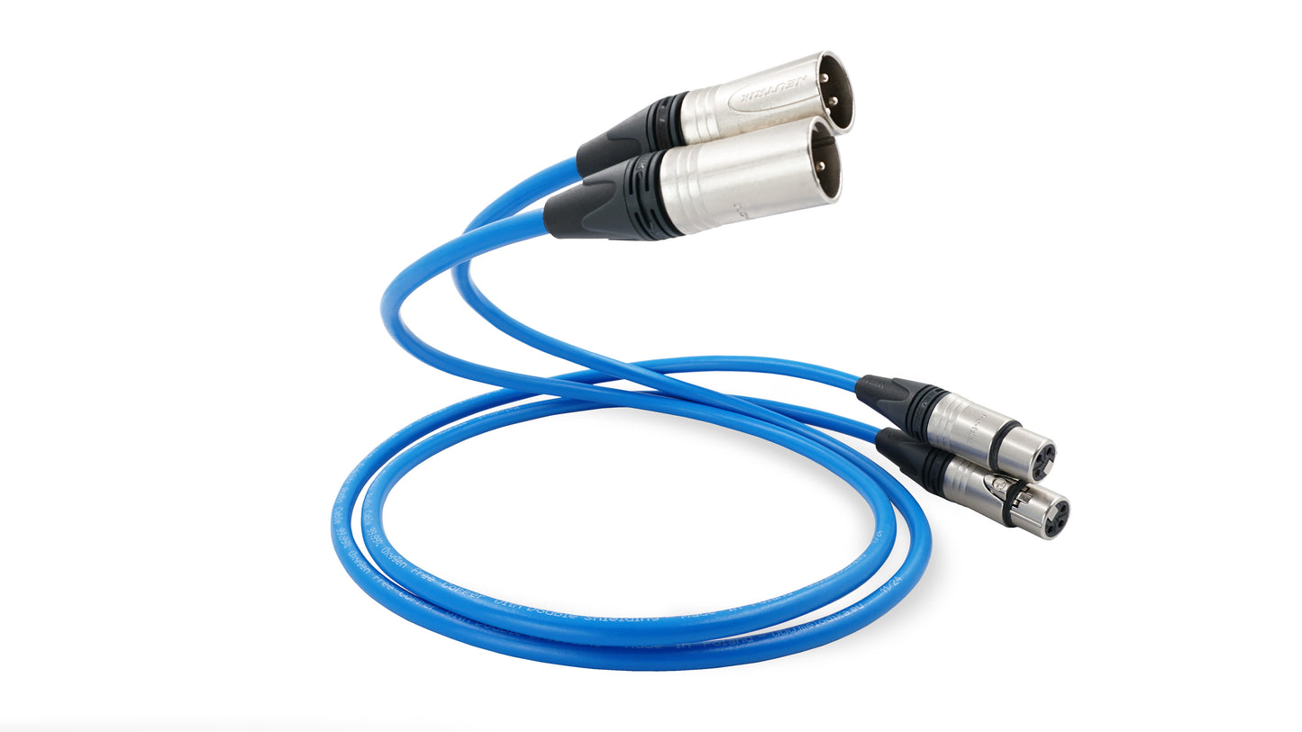 Melodika Sky Blue XLR Interconnect