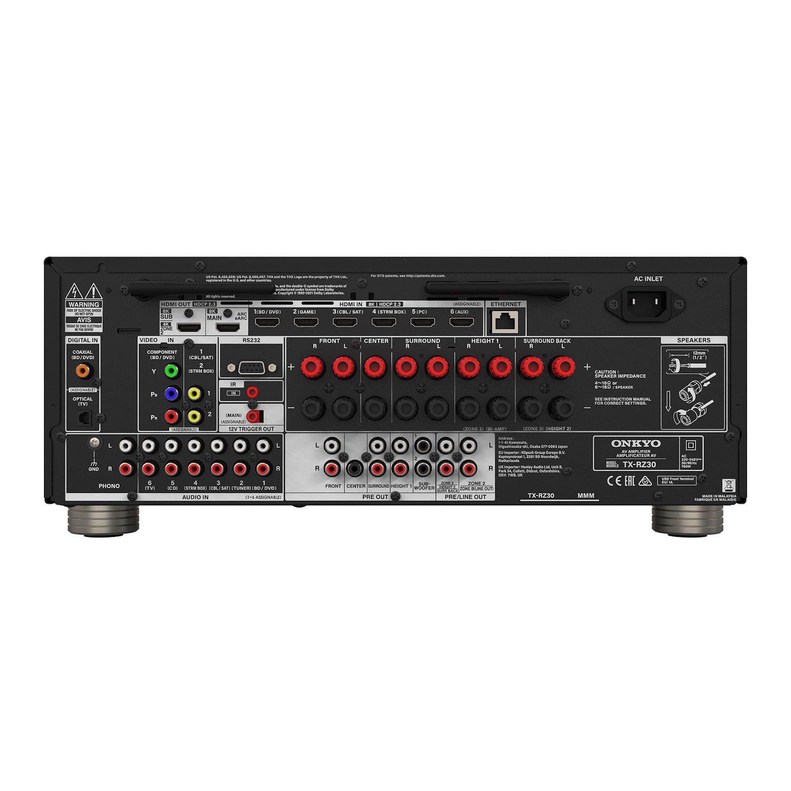 ONKYO TX-RZ30 9.2-Channel AV Receiver