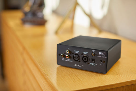 REL AirShip II Wireless Transmitter & Receiver – Reference Wireless Audio for REL Subwoofers
