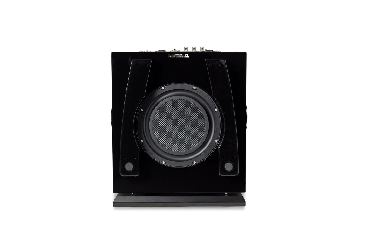 Caisson de basses actif REL Carbon Special Black Label – Performance fibre de carbone de référence