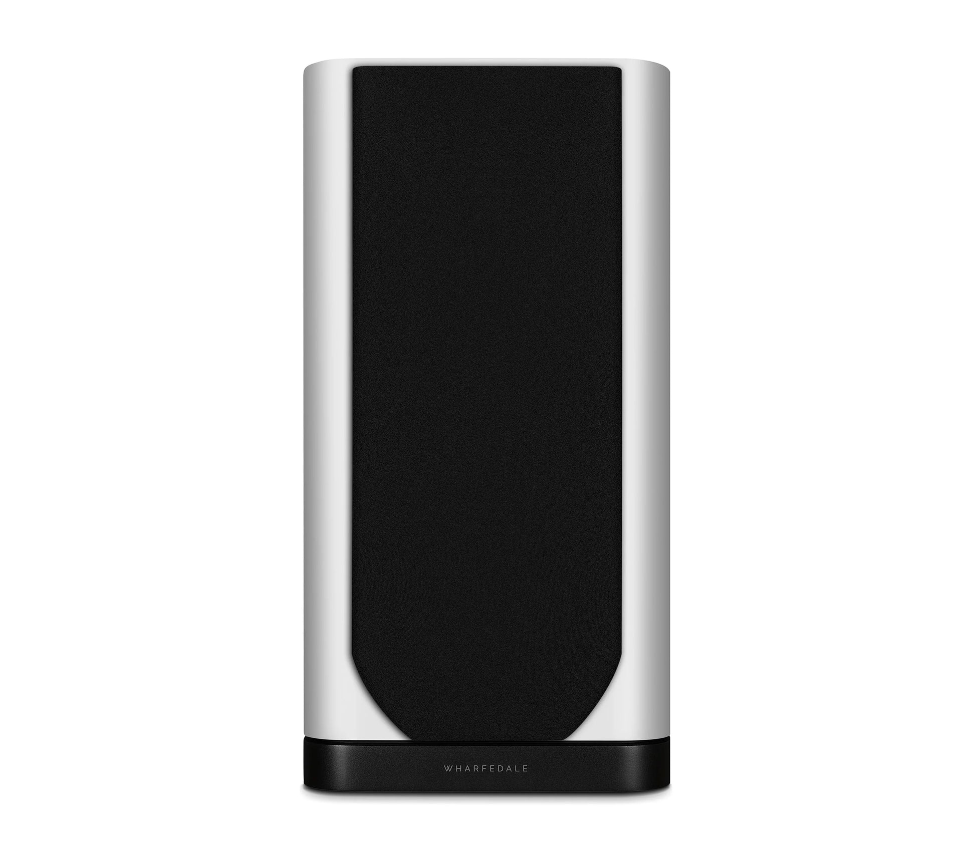 Black and white speaker on a white background