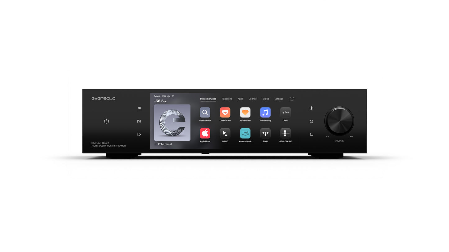 Eversolo DMP-A8 Gen 2 High-Fidelity Music Streamer, DAC & Preamplifier