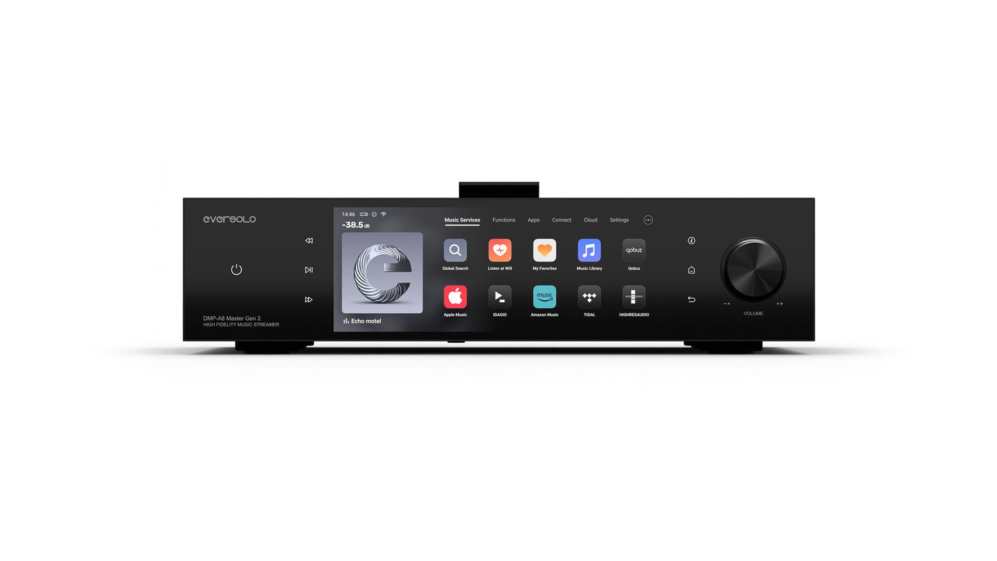 Eversolo DMP-A8 Master Gen 2 – High-Fidelity Streamer, DAC, CD Player & Preamplifier