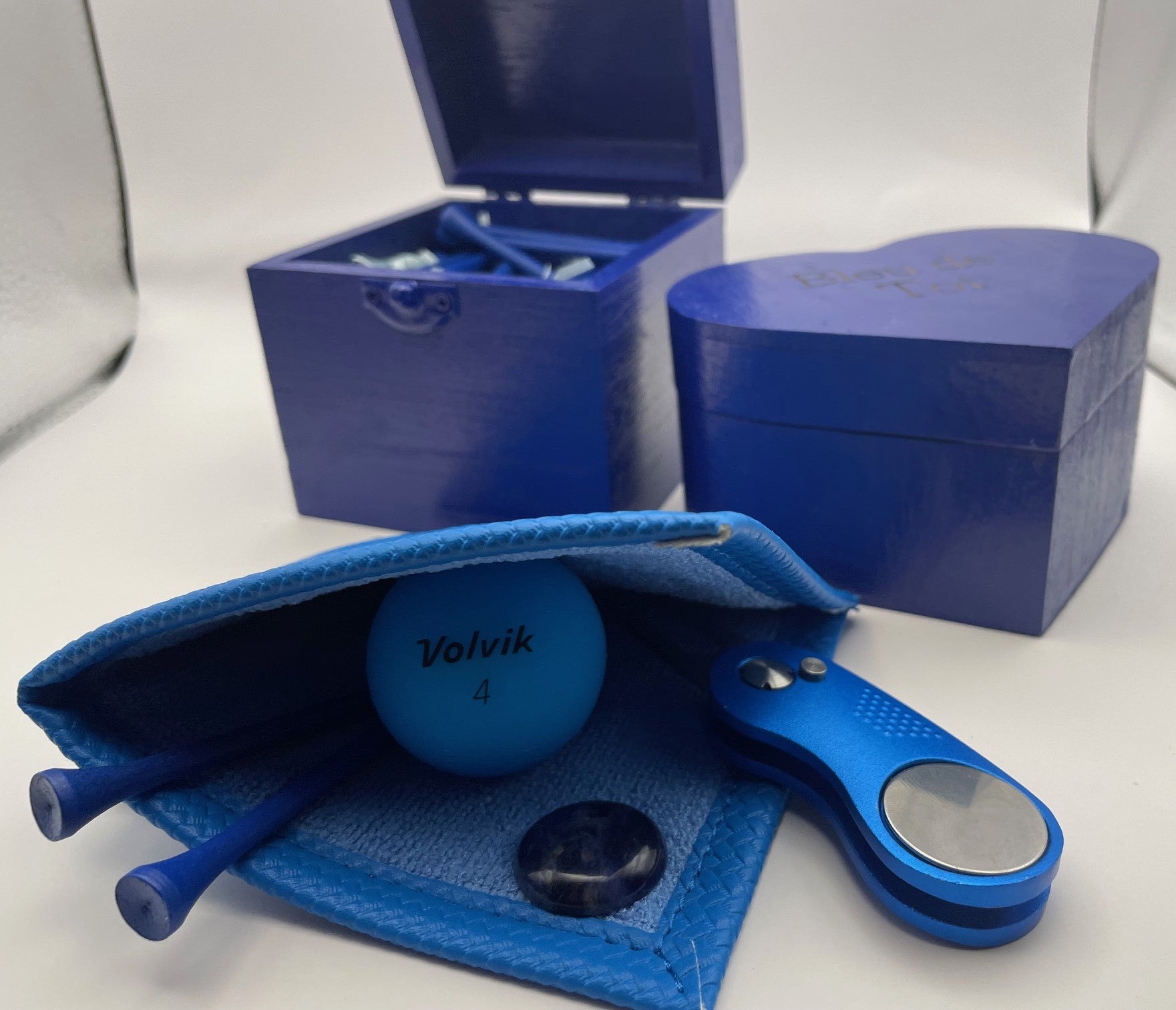 ExclusivGolf - Black & Blue Series - Personalized Gift Box