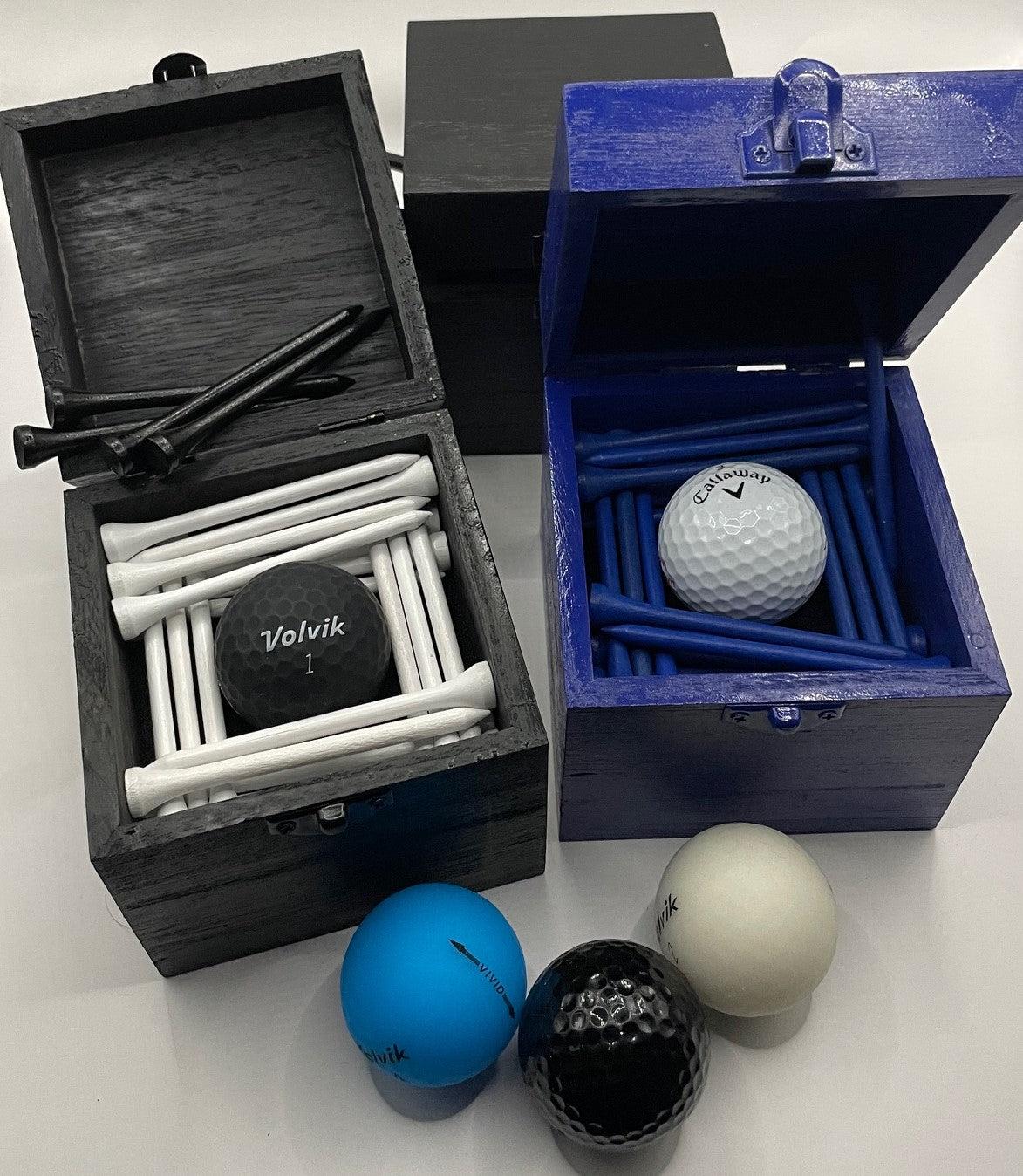 ExclusivGolf - Black & Blue Series - Personalized Gift Box