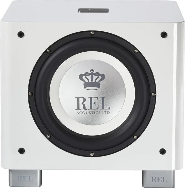REL T/9x Caisson de basses actif – Caisson de basses haut de gamme 10" 300W pour la musique et le home-cinéma