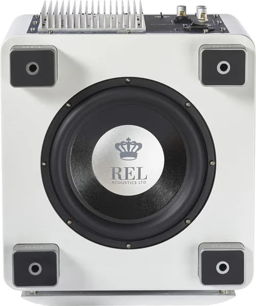 REL T/9x Caisson de basses actif – Caisson de basses haut de gamme 10" 300W pour la musique et le home-cinéma