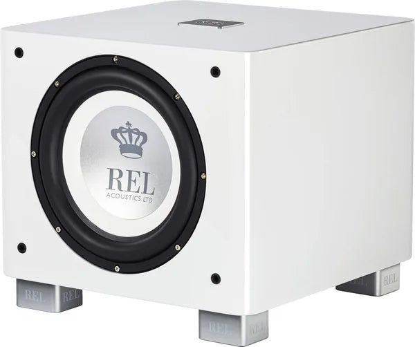 REL T/9x Caisson de basses actif – Caisson de basses haut de gamme 10" 300W pour la musique et le home-cinéma