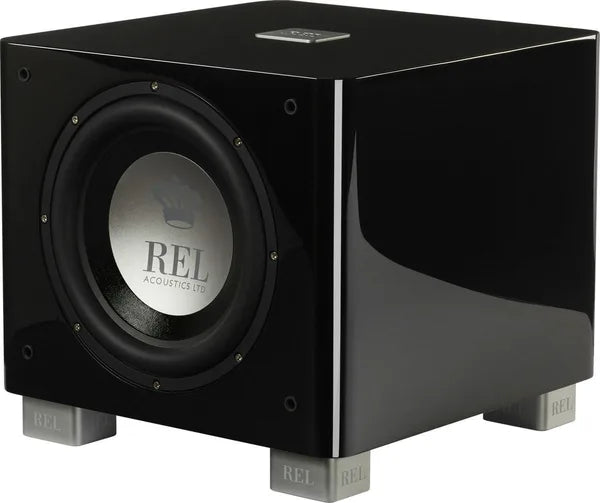 REL T/9x Caisson de basses actif – Caisson de basses haut de gamme 10" 300W pour la musique et le home-cinéma
