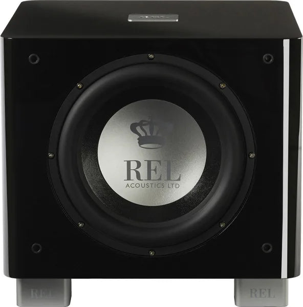 REL T/9x Caisson de basses actif – Caisson de basses haut de gamme 10" 300W pour la musique et le home-cinéma