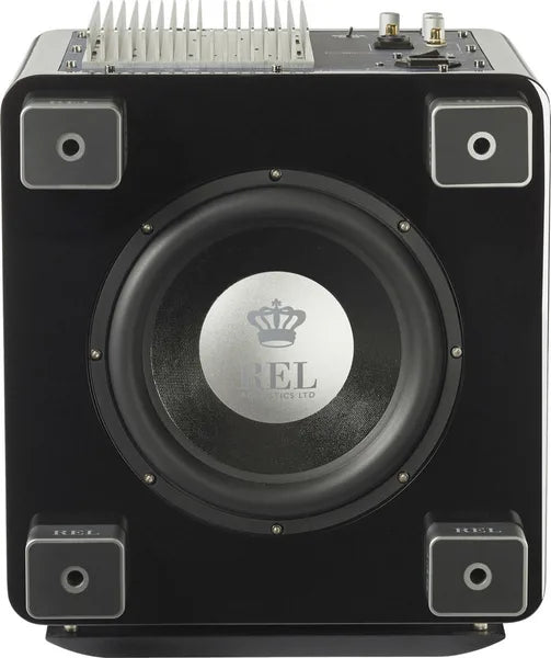 REL T/9x Caisson de basses actif – Caisson de basses haut de gamme 10" 300W pour la musique et le home-cinéma