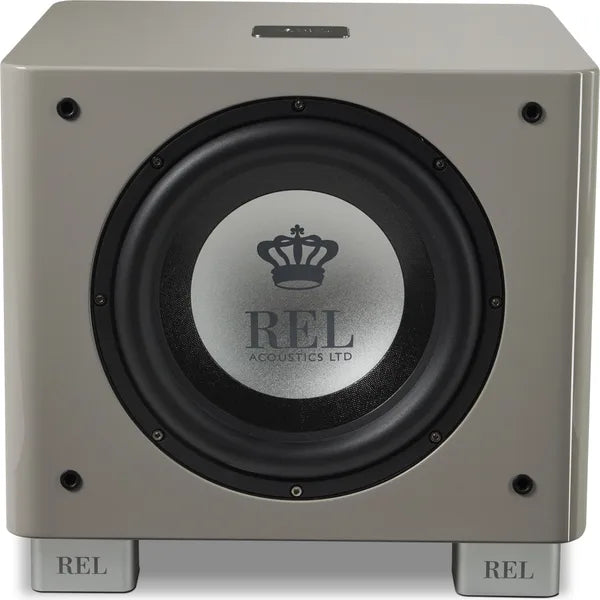 REL T/9x Caisson de basses actif – Caisson de basses haut de gamme 10" 300W pour la musique et le home-cinéma