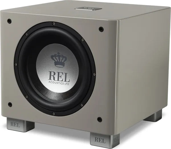 REL T/9x Caisson de basses actif – Caisson de basses haut de gamme 10" 300W pour la musique et le home-cinéma