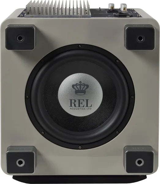 REL T/9x Caisson de basses actif – Caisson de basses haut de gamme 10" 300W pour la musique et le home-cinéma
