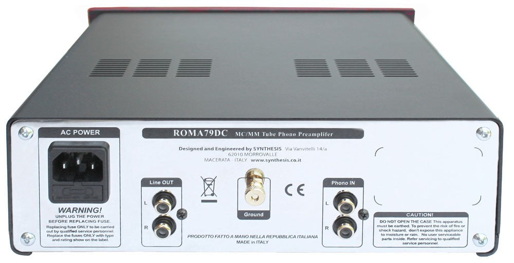 Synthesis Roma 79DC - Tube Phono Stage MM-MC
