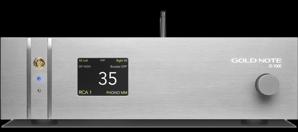 Gold Note IS1000 DELUXE - Integrated amplifier with streamer + Phono stage