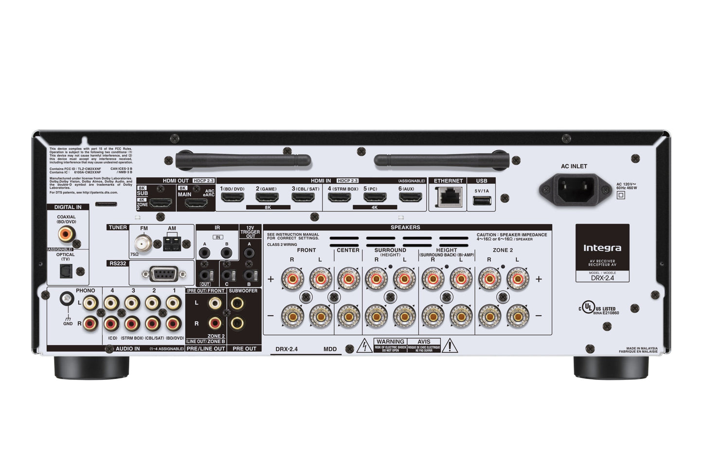 Integra DRX 2.4 7.2-Channel Network AV Receiver