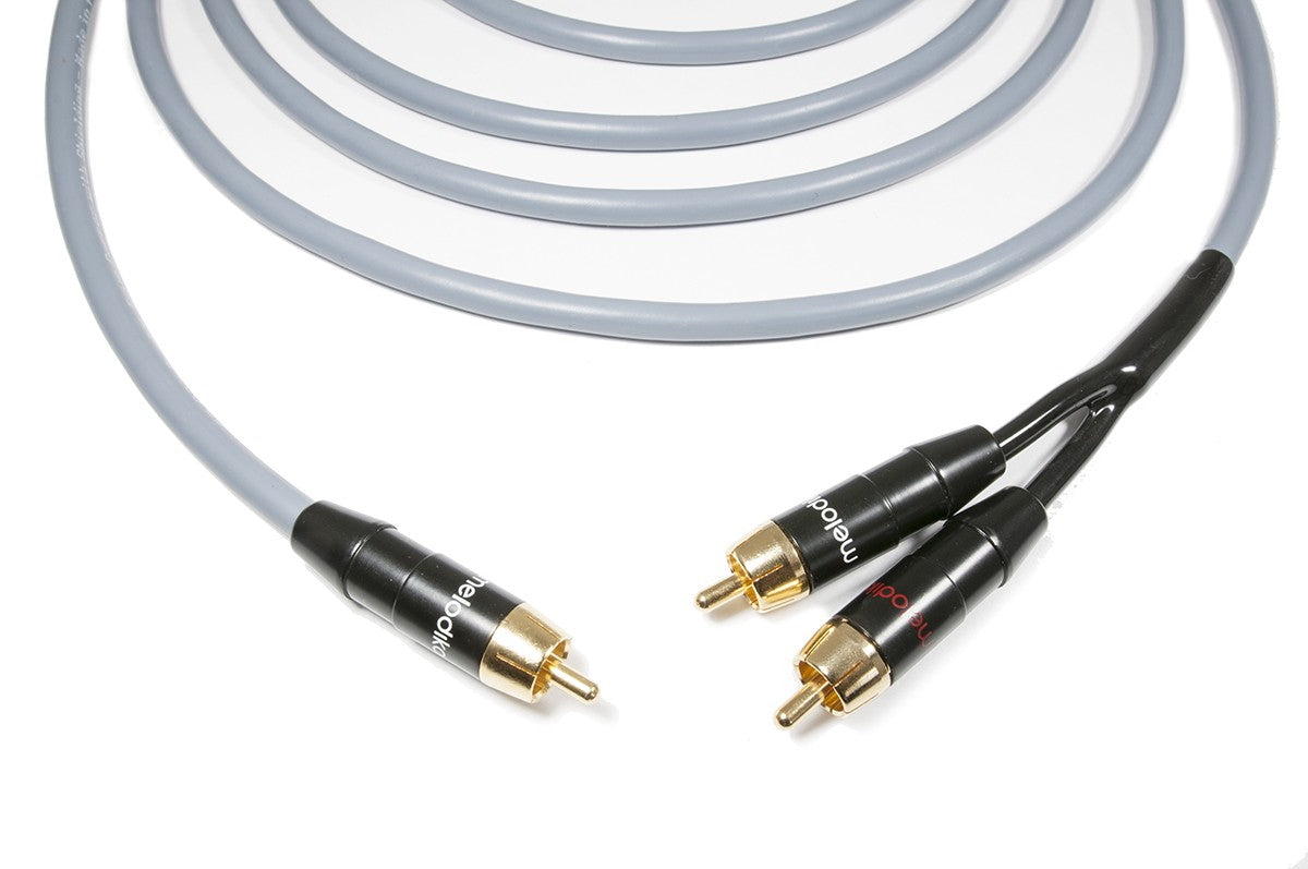 Y-type subwoofer cable - Melodika GunMetal Edition