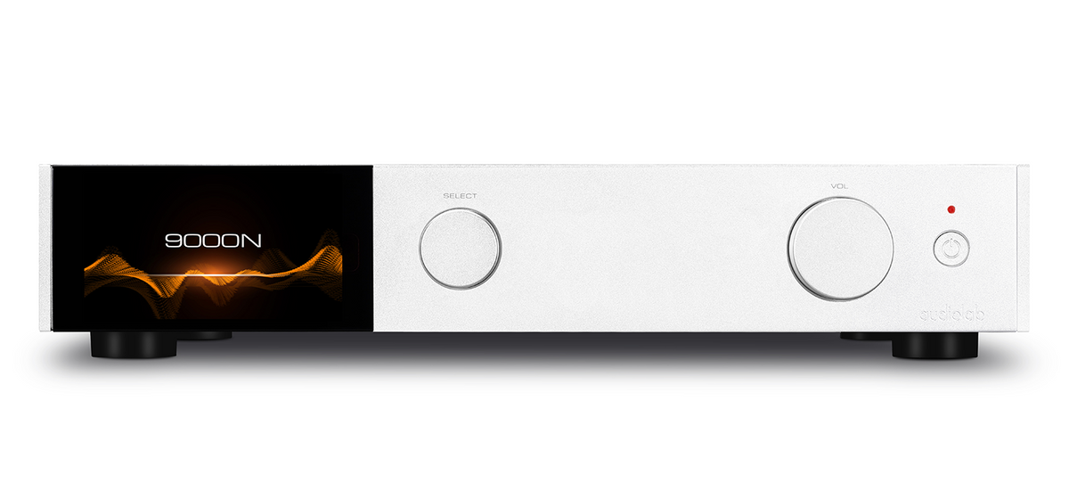 audiolab 9000N silver front