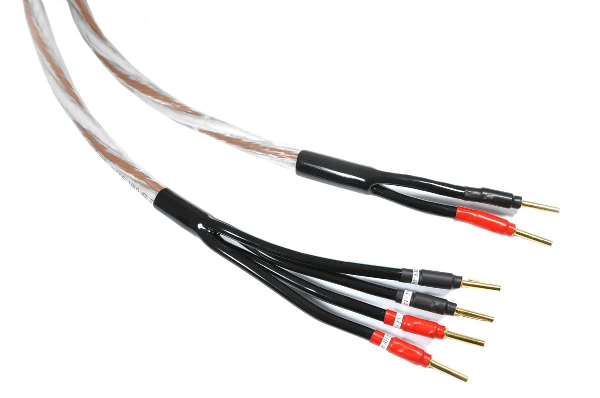 Speaker cables - Brown Sugar - Bi-Wire banana plugs 4/2