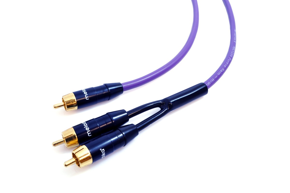 Y-type subwoofer cable - Melodika Purple Rain
