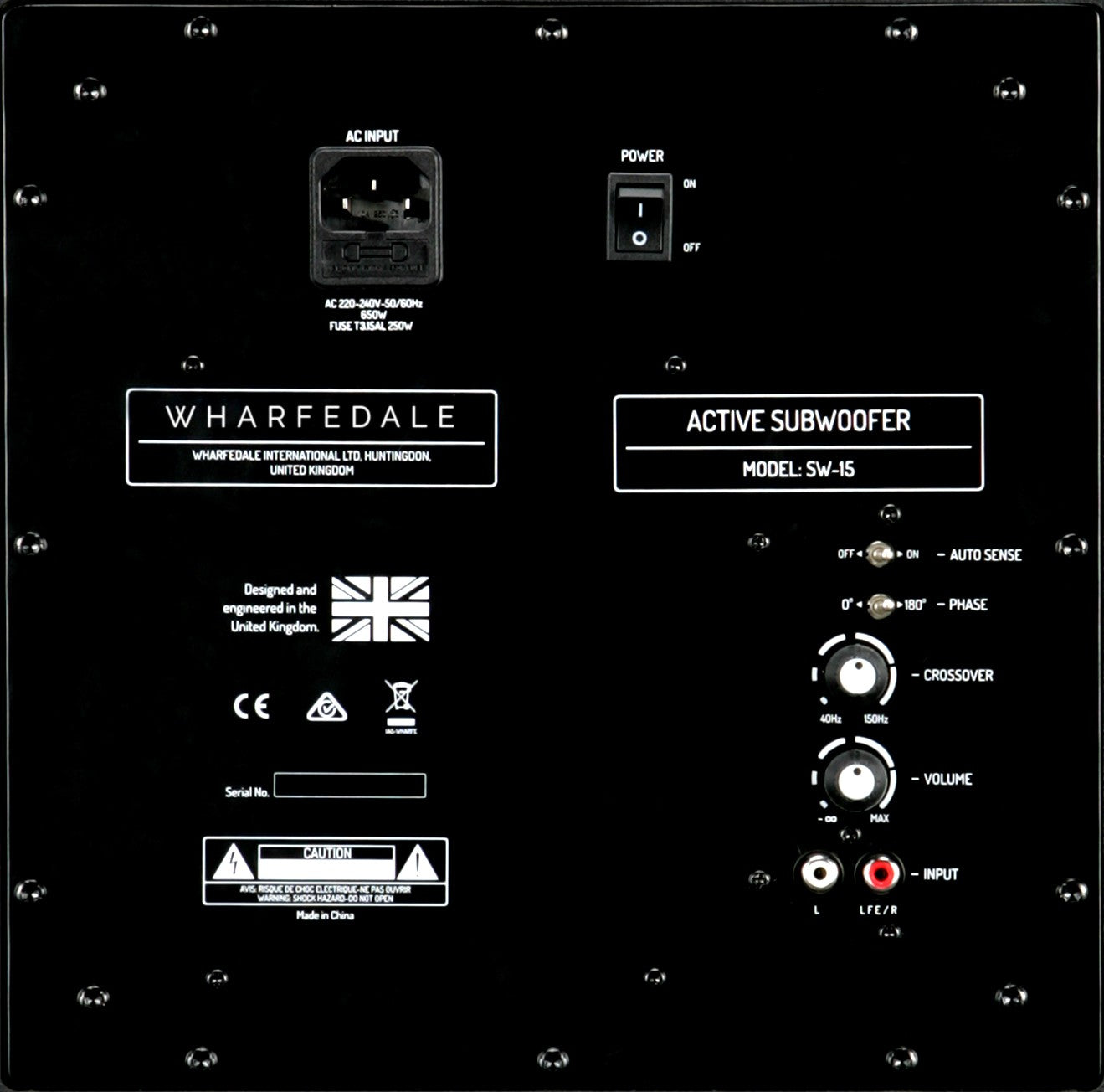 Wharfedale SW-15 subwoofer
