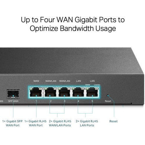 TP-LINK - SafeStream Gigabit Multi-WAN VPN Router