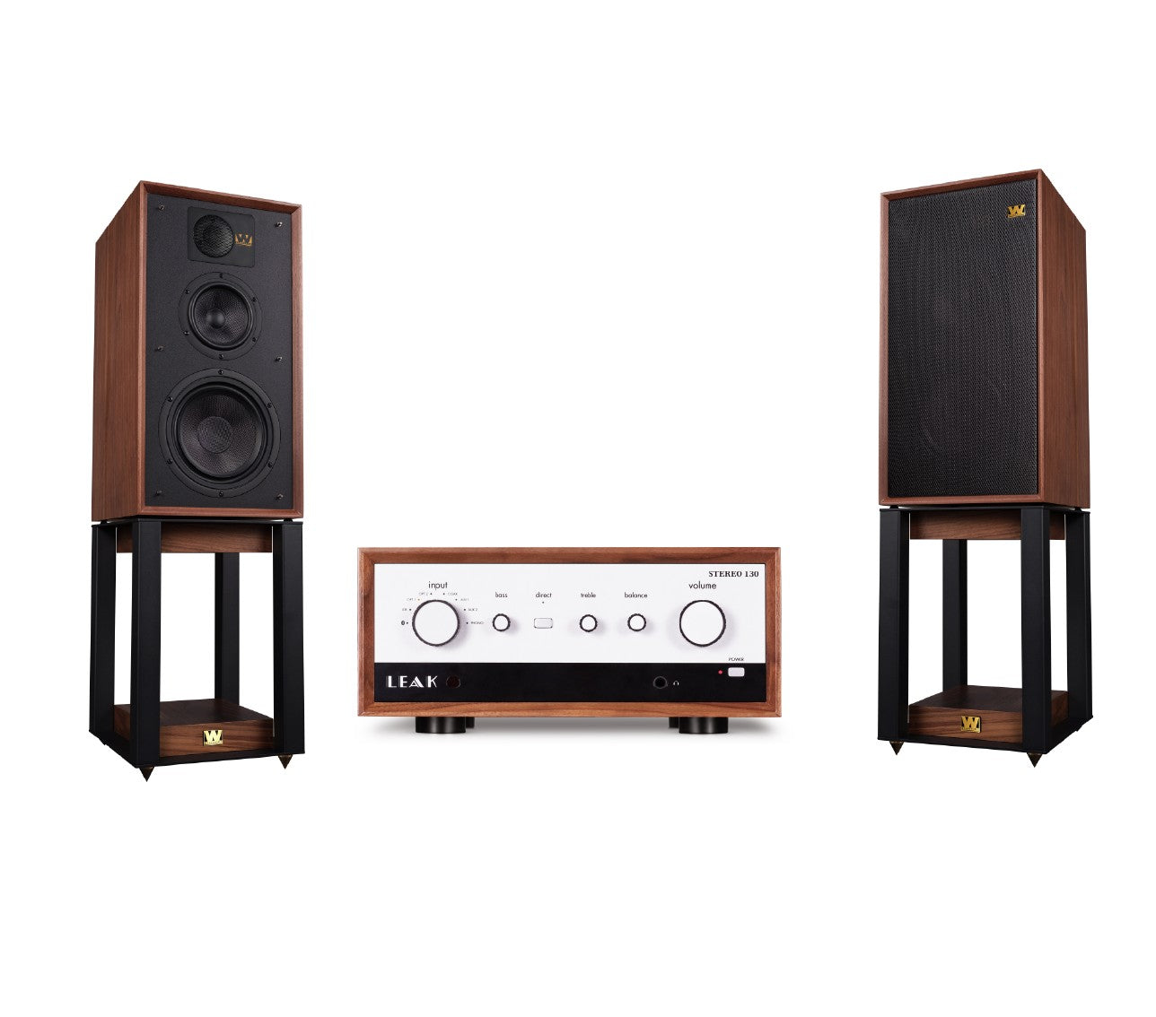 Pack LEAK Stereo 130 - Wharfedale LINTON Heritage