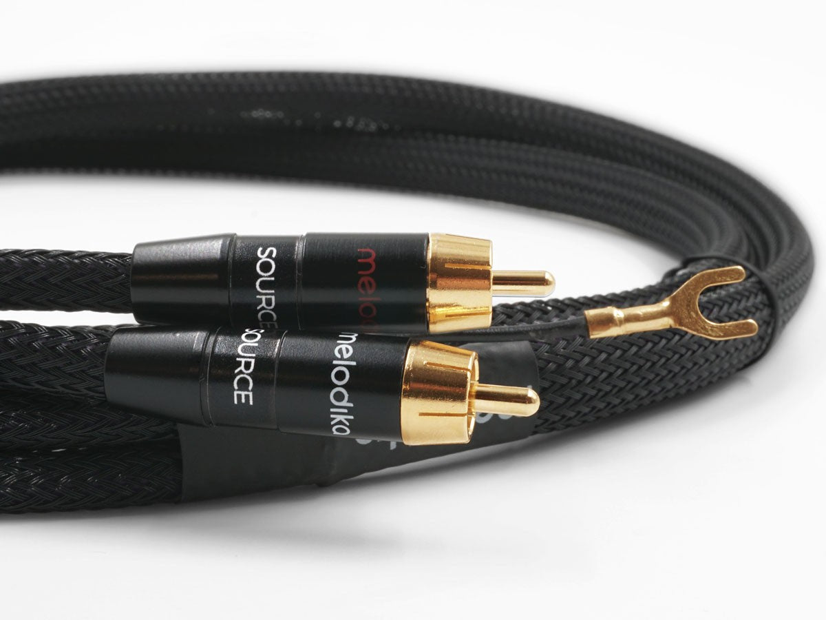 Directional Phono Cable - Melodika Black Edition