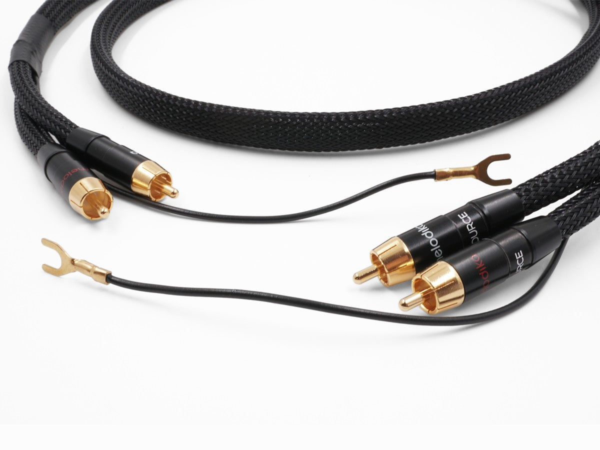 Directional Phono Cable - Melodika Black Edition